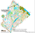 Suunnistuskartta Kaitajärvi 4/2020, 1:10 000/5m. Ei vielä yleisesti jakelussa.