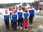 Kuvassa vasemmalta: Helmi Valorinta, Akseli Vähä-Ypyä, Rosa Simola, Aada Pajula, Eetu Tolvanen, Atte Ahlstedt, Rita Simola ja Annika Pajula.